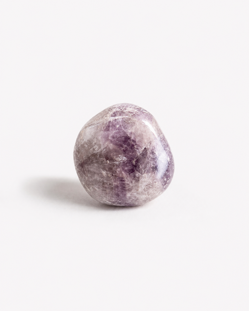Amethyst tumbled stone