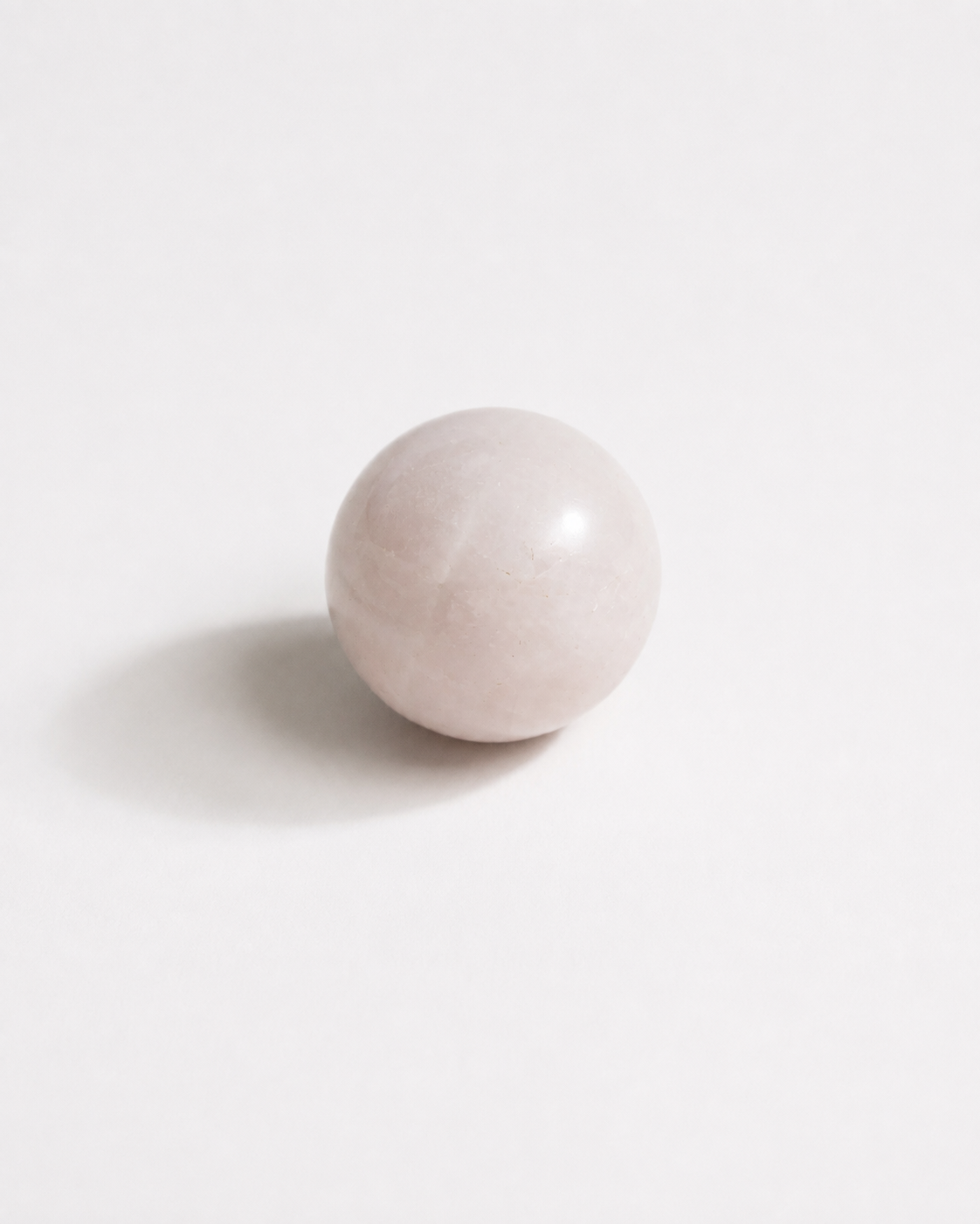 Rose quartz ball