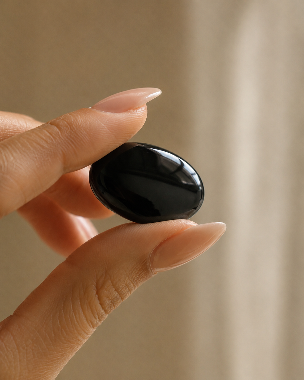 Black Onyx oval Stones