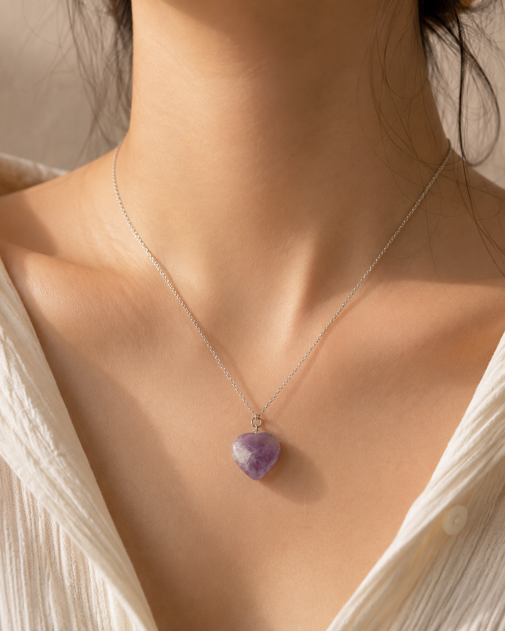 Amethyst stone pendant