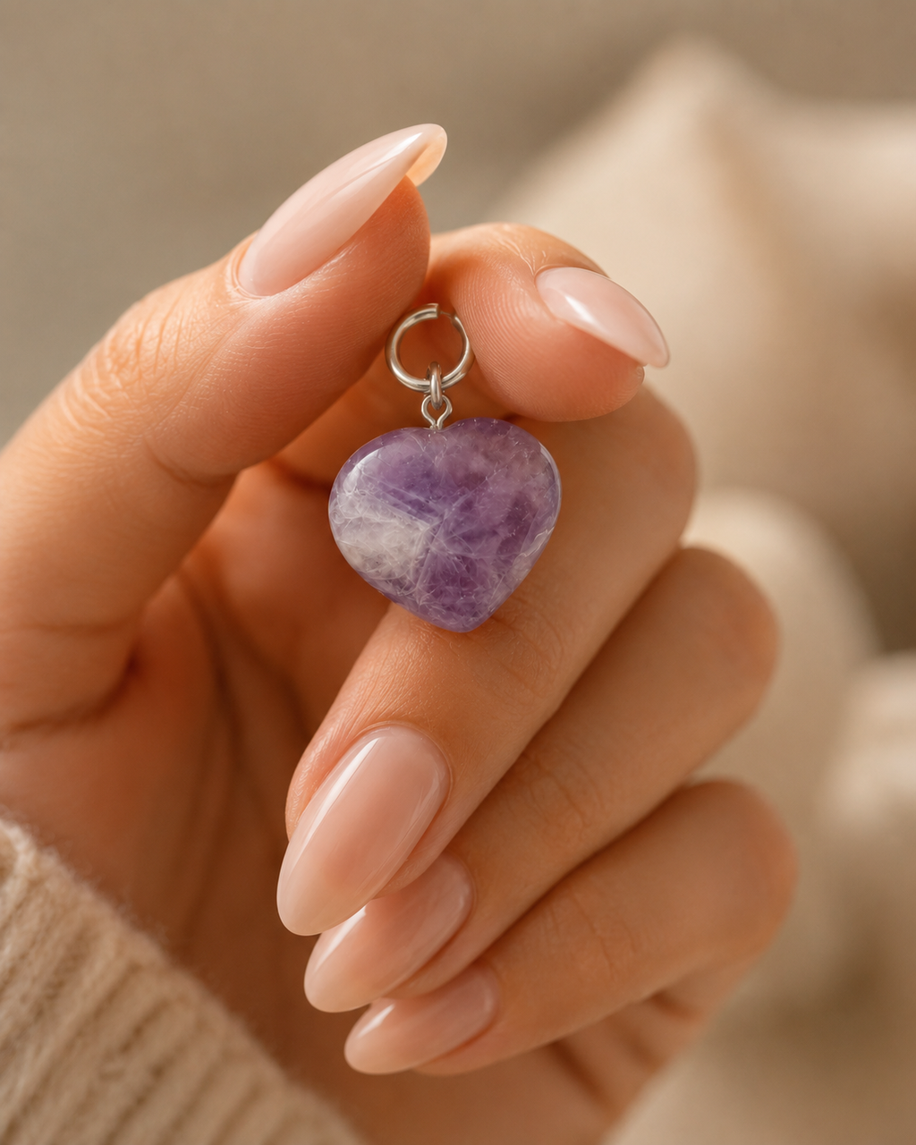 Amethyst stone pendant
