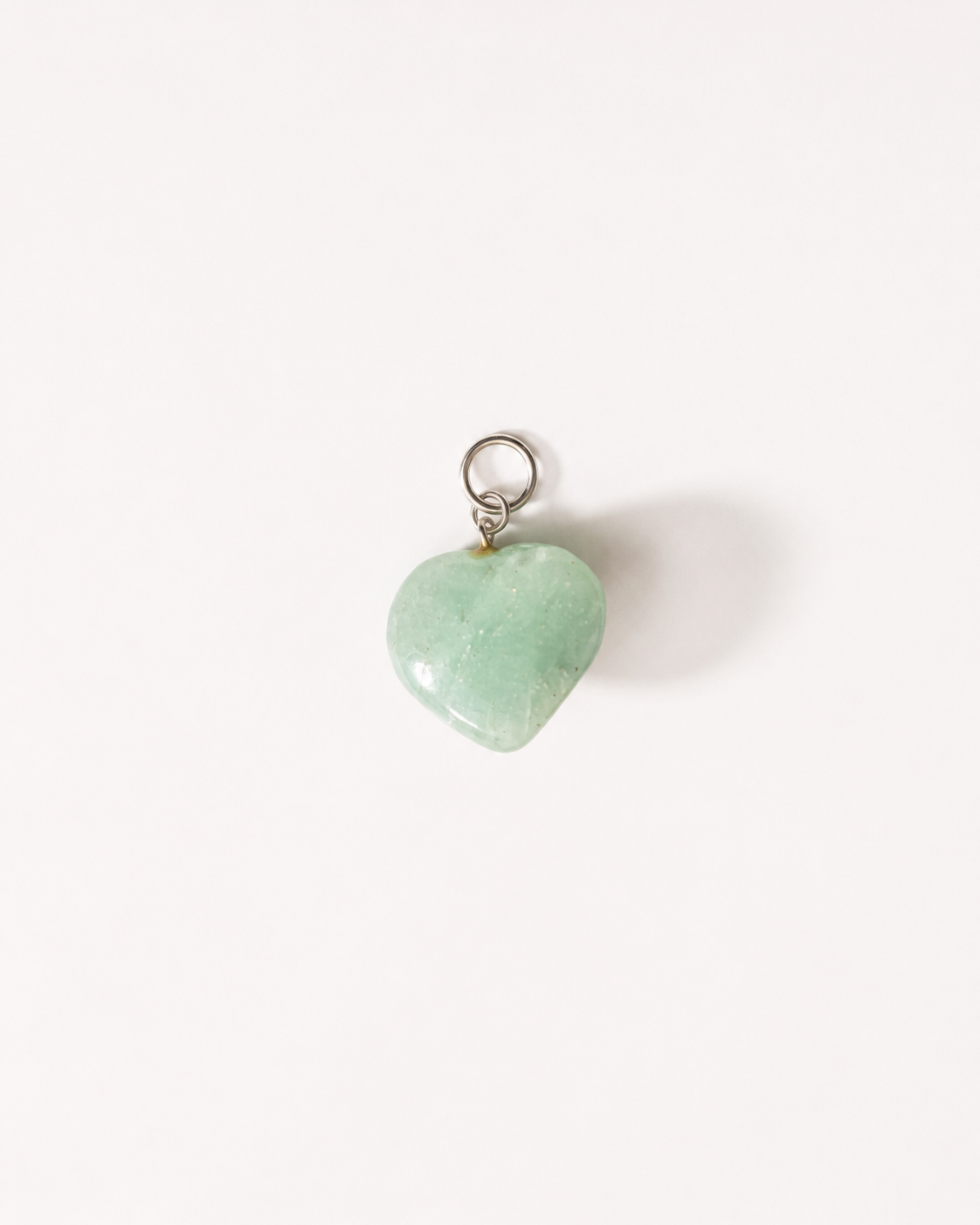 Natural Green Aventurine Heart Pendant